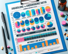 Anabolic-to-androgenic ratio of acetato di metenolone compared to others