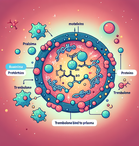 Protein binding of trenbolone compresse in plasma