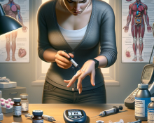 Blood glucose monitoring with methandienone injection